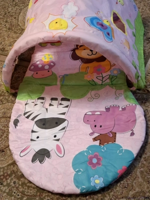 Baba játszószőnyeg- és játszóalagút, 4 az 1-ben, eladó - kép 2