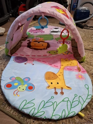 Baba játszószőnyeg- és játszóalagút, 4 az 1-ben, eladó - kép 3