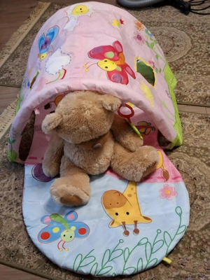 Baba játszószőnyeg- és játszóalagút, 4 az 1-ben, eladó - kép 5