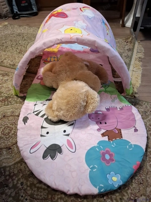 Baba játszószőnyeg- és játszóalagút, 4 az 1-ben, eladó - kép 7