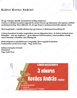 Ajándékba masszázs. - kép 4