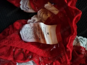 Szexi, csipkés karácsonyi női fehérneműszett  - kép 3