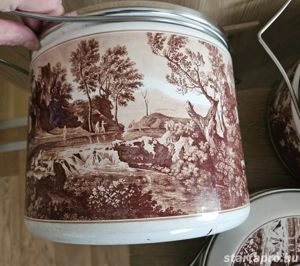 Marocchi Suzarra Italy -retro 6 részes zománcozott edénykészlet - kép 2