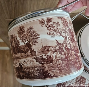 Marocchi Suzarra Italy -retro 6 részes zománcozott edénykészlet - kép 3