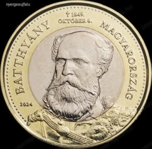 2025-ös  Batthyány 200 ft-os verdefényes érme - kép 3