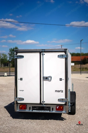 Új dobozos utánfutó (750kg) most 1.499.000 Ft helyett csak 1.290.000 Ft - kép 3