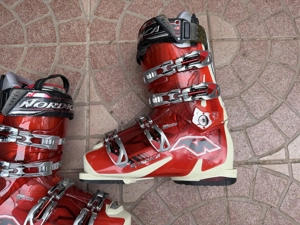 41 es Nordica Speedmachine sícipő 41 es síbakancs 20.000 Ft ért piros - kép 4