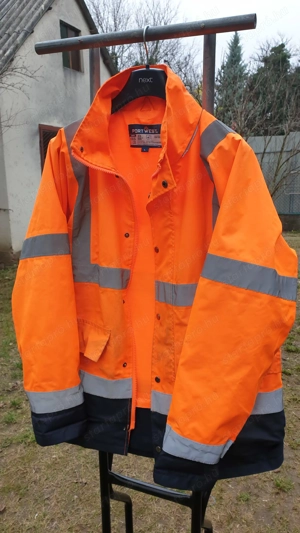 L méretű jól láthatósági dzseki, szélkabát eladó - kép 2