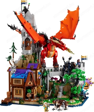 Lego komp. 21348 Dungeons & Dragons A vörös sárkány meséje 3745db Lepin ÚJ!