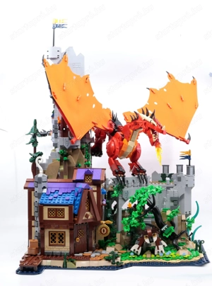 Lego komp. 21348 Dungeons & Dragons A vörös sárkány meséje 3745db Lepin ÚJ! - kép 2