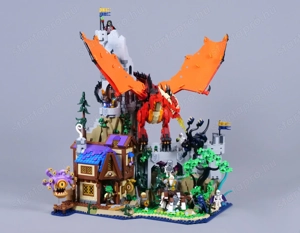 Lego komp. 21348 Dungeons & Dragons A vörös sárkány meséje 3745db Lepin ÚJ! - kép 3