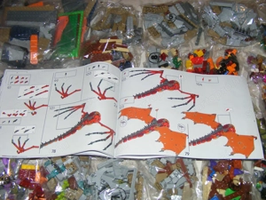 Lego komp. 21348 Dungeons & Dragons A vörös sárkány meséje 3745db Lepin ÚJ! - kép 9