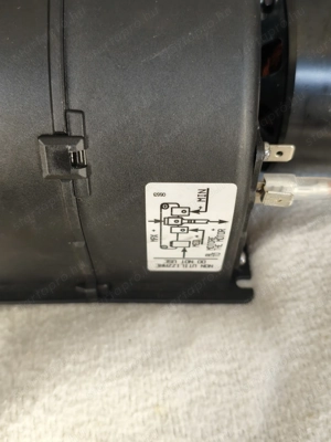 Új SPAL Ventilátor 24V mókuskerekes ventilátor B45 3 fokozat - kép 4