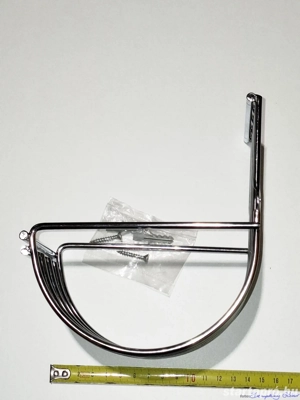 WC papír tekercs tartó króm 12,5x15x16,5 cm-es, eladó - kép 2