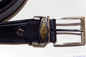 P&P férfi őv fekete 3,6x110cm-es, eladó - kép 4