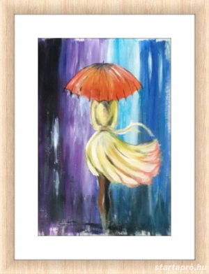 Amatőr alkotó két festménye együtt eladó! - kép 5