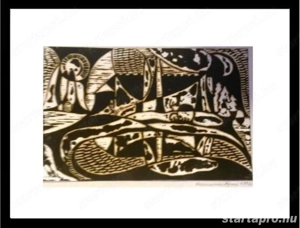 Keret nélkül akcióban eladó ez a remekmű, balatoni alkotótól - kép 2