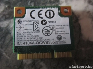 Laptop Notebook használt jó wifi kártya DELL gépből Hódmezővásárhelyen  Easybox 1480 - kép 2