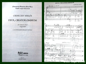 Új! Csemiczky kotta akcióban -vegyeskarra (30 db együtt) - kép 2