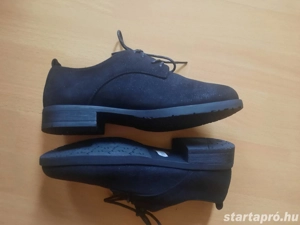 Női új fekete félcipő 37-es méret - kép 2