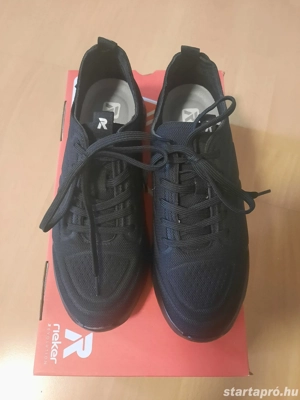 Rieker evolution női 36-os fekete cipő, új - kép 2