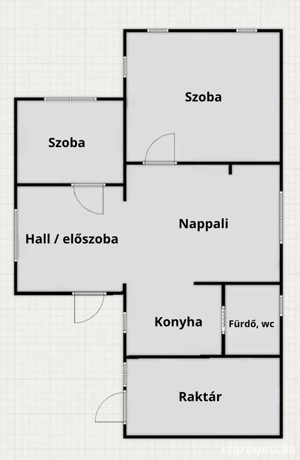 Egervár FELÚJÍTOTT családi ház 70 m  - kép 2