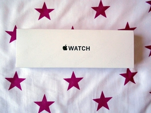 Apple Watch SE2 v3 okosóra ezüst-kék,új - kép 3