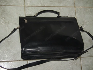 Új Monarchy magyar valódi bőrtáska válltáska kézitáska bőr táska - kép 7