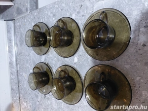 Kávés készlet üveg - kép 2