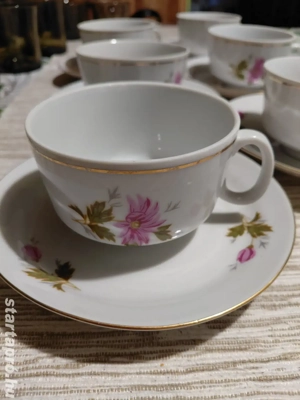 Virágos kávés készlet - kép 4