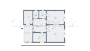 Kapuvár - 2 +1 félszobás, nappalis, összkomfortos ház eladó - kép 16