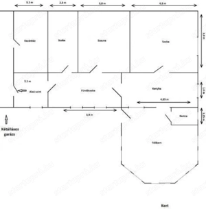 KURIÓZUM Visegrádon - 2 lakásos családi ház gyönyörű kertben, ideális lokációban! - kép 21