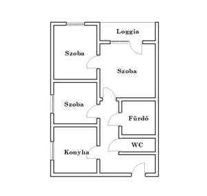 Nyíregyháza Kaleva sétányon 58 nm-es, 2+1 szobás lakás eladó  - kép 12