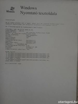 HP Laserjet 1102 lézernyomtató jól működő - kép 3