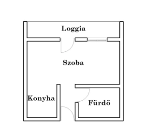 Nyíregyháza Bocskai utcában 27 nm-es kis lakás eladó  - kép 2