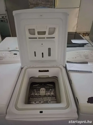 Használt Whirlpool AWE4519 Felülöltős Mosógép [H17418] 1 hónap garanciával - kép 2