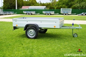 Új német utánfutó (2x1m) rendszámmal akciósan CSAK bruttó 448.000 Ft - kép 5