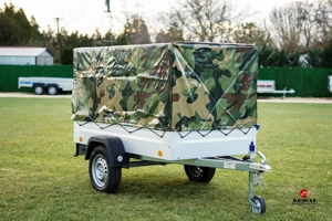 Új ponyvás német utánfutó (2x1m) rendszámmal akciósan most 567.000 Ft - kép 4