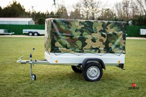 Új ponyvás német utánfutó (2x1m) rendszámmal akciósan most 567.000 Ft - kép 5