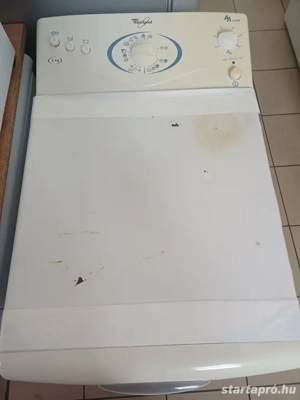 Használt Whirlpool AWT2274 3 Felültöltős Mosógép [H17497] 1 hónap garanciával