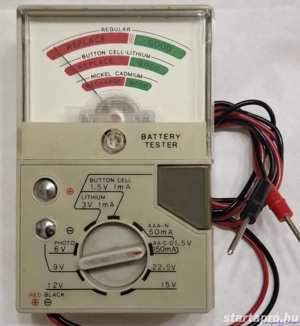 Battery tester-Conrad, hibás, alkatrésznek, eladó