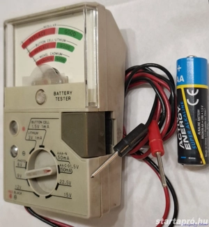 Battery tester-Conrad, hibás, alkatrésznek, eladó - kép 2
