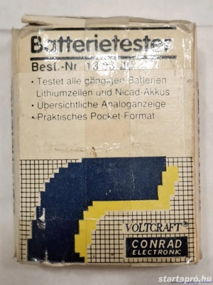 Battery tester-Conrad, hibás, alkatrésznek, eladó - kép 4