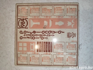 Egyedi retro naptárcsempe  - kép 2