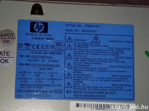 HP PS6361-4HF 365W-os tápegység számítógépbe tesztelt, működő - kép 2