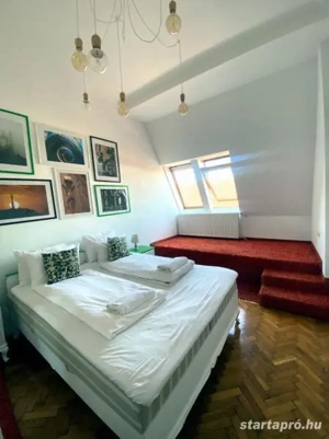 Kiadó panorámás, világos, 2 szobás lakás a VI. kerületben, legfelső emeleten - kép 5