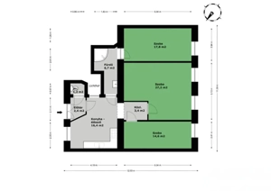 Eladó 3 szobás, saroklakás a VII. kerületben, Dohány utca   Klauzál utca sarkán - kép 2