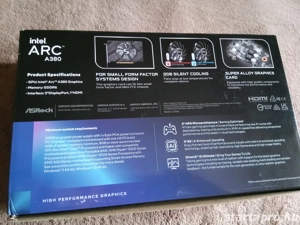 ASRock Intel Arc A380 ( beszámítással ) Challenger ITX 6GB OC videokártya - kép 5