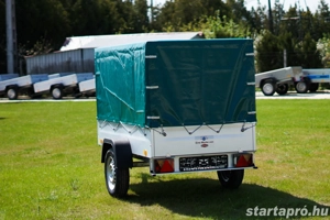 Új SEBAL 2010 utánfutó 114cm magas ponyvaszettel, 4 év műszakival, forgalomba helyezve - kép 2