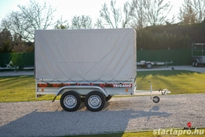 Új SEBAL 2P265 utánfutó 145cm magas ponyvával, 4 év műszakival, forgalomba helyezve - kép 4